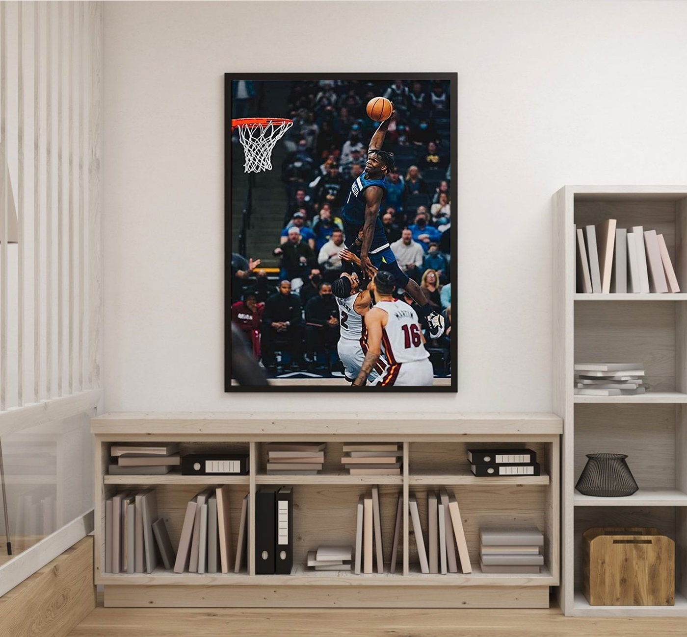 OKSEAS Anthony Edwards Poster Basketball Cool Cover Canvas Wall Art Poster  Decorative Bedroom Modern Home Print Picture Artworks Posters