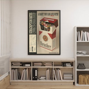 Thrasher Poster, Thrasher Vintage Poster, Poster Decor Home, Gift Poster