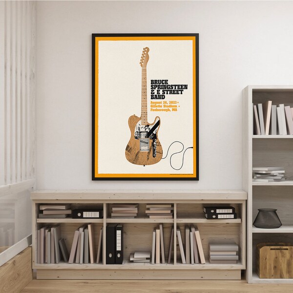 Bruce Springsteen Tour 2023 Poster Etsy