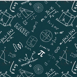 Math Teacher Gift Wrap, Back to School Gift, Algebra Wrapping Paper, Math Themed Gift Wrap, STEM Gifts, Student Gift Wrap, Nerdy Gifts image 5