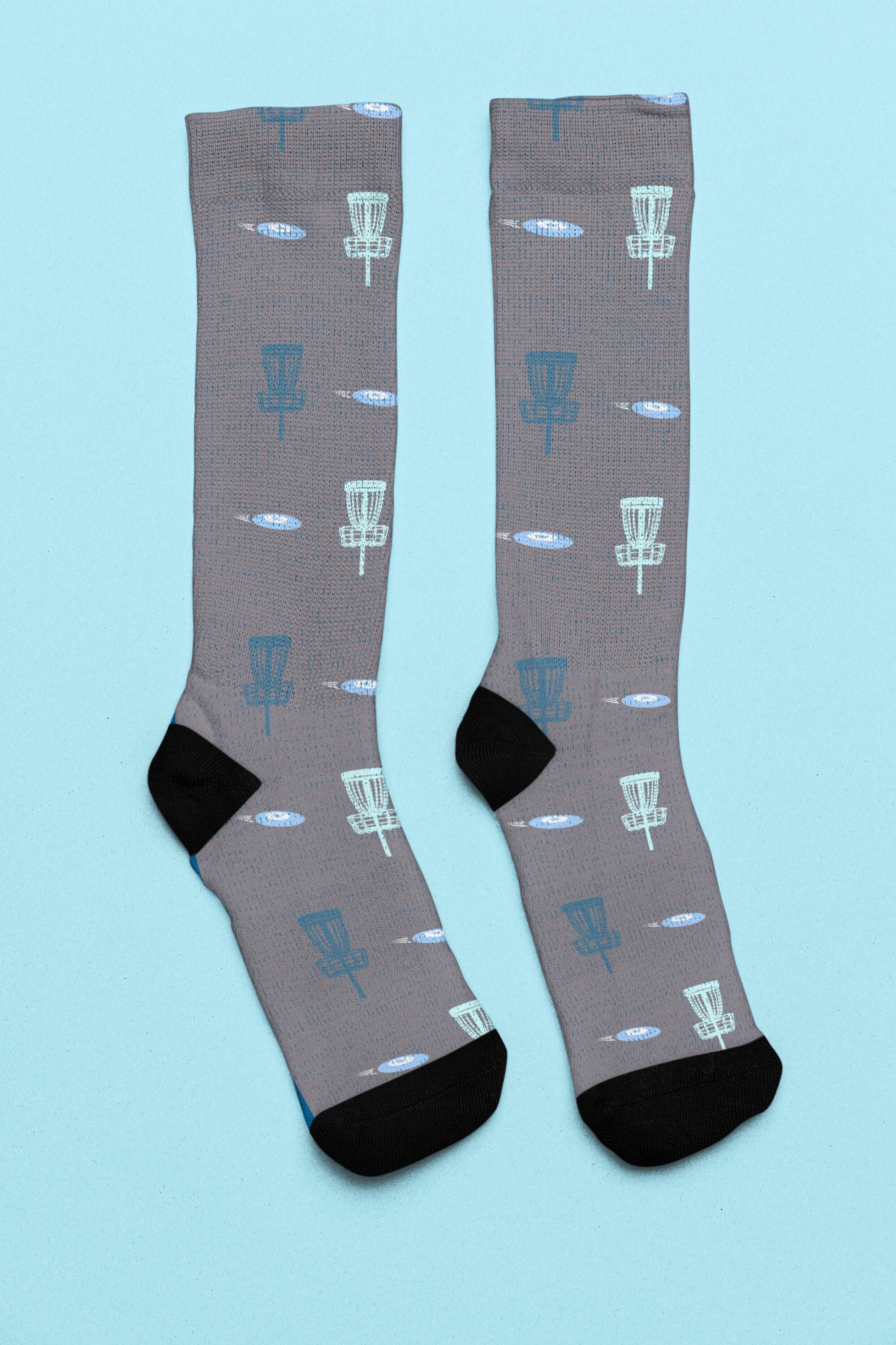Disc Golf Socks, Gift for Disc Golf Player, Tournament Gift, Novelty Socks for Men and Women, Birthday Gift for Friend, Frisbee Golf Socks