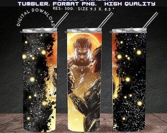 Wakanda Forever, Black Panther, Tumbler WRAP design pour tumbler 20oz Straight, PNG DIGITAL File