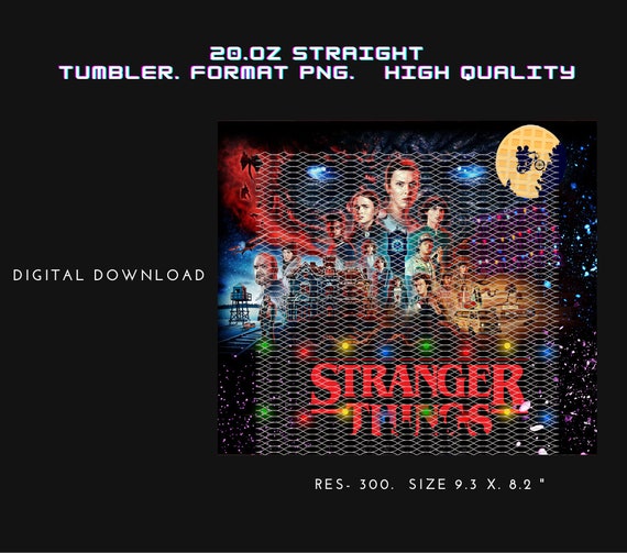 Digital Download - Stranger Things 20oz Tumbler Wrap – Magnolia Decals