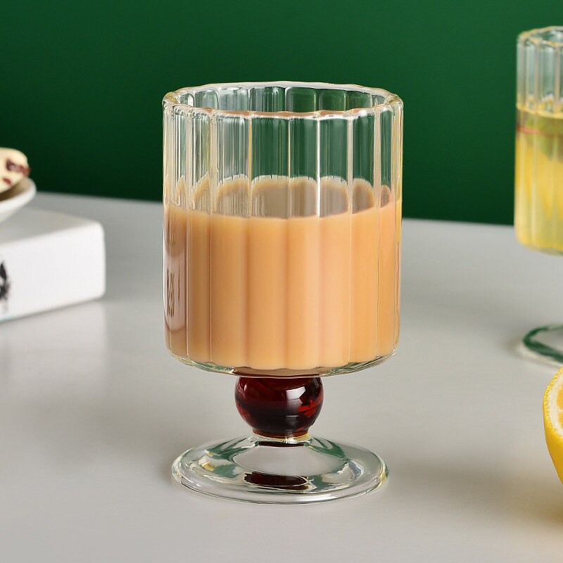 Handmade Wine Glass Retro Color Wine Glass Wine Glass Set Etsy