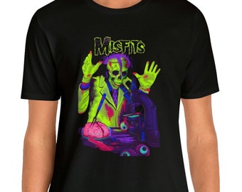 Misfits, Glenn Danzig, Punk Rock, Metal Wear, Concert Wear, Goth Wear, Misfit Wear,  Adult, Unisex Jersey Short Sleeve Tee, Skull Shirt
