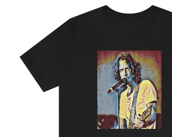 Music Man, ropa de concierto, ropa de rock, ropa de Chris Cornell, amante de la música, camiseta de manga corta de jersey unisex