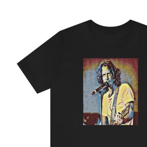 Music Man, Concert Wear, Rock Wear, Chris Cornell Wear, Music Lover, Unisex Jersey Short Sleeve Tee