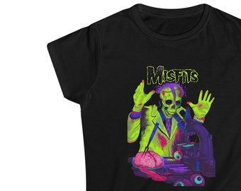 MISFITS ヴィンテージスタイル ブラック T シャツ - ミス