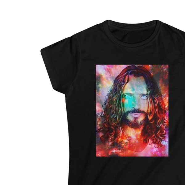 Music Man,Chris Cornell Shirt, Womens Tee, Graphic Art Tee, Music lover Tshirt, Summer Tee, Concert Tee