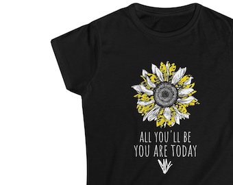 All Youll be You are Today, Chris Cornell, Sunflower Art, Song Lyrics, Music Lover, Concert Tee, Womens Softstyle Tee,