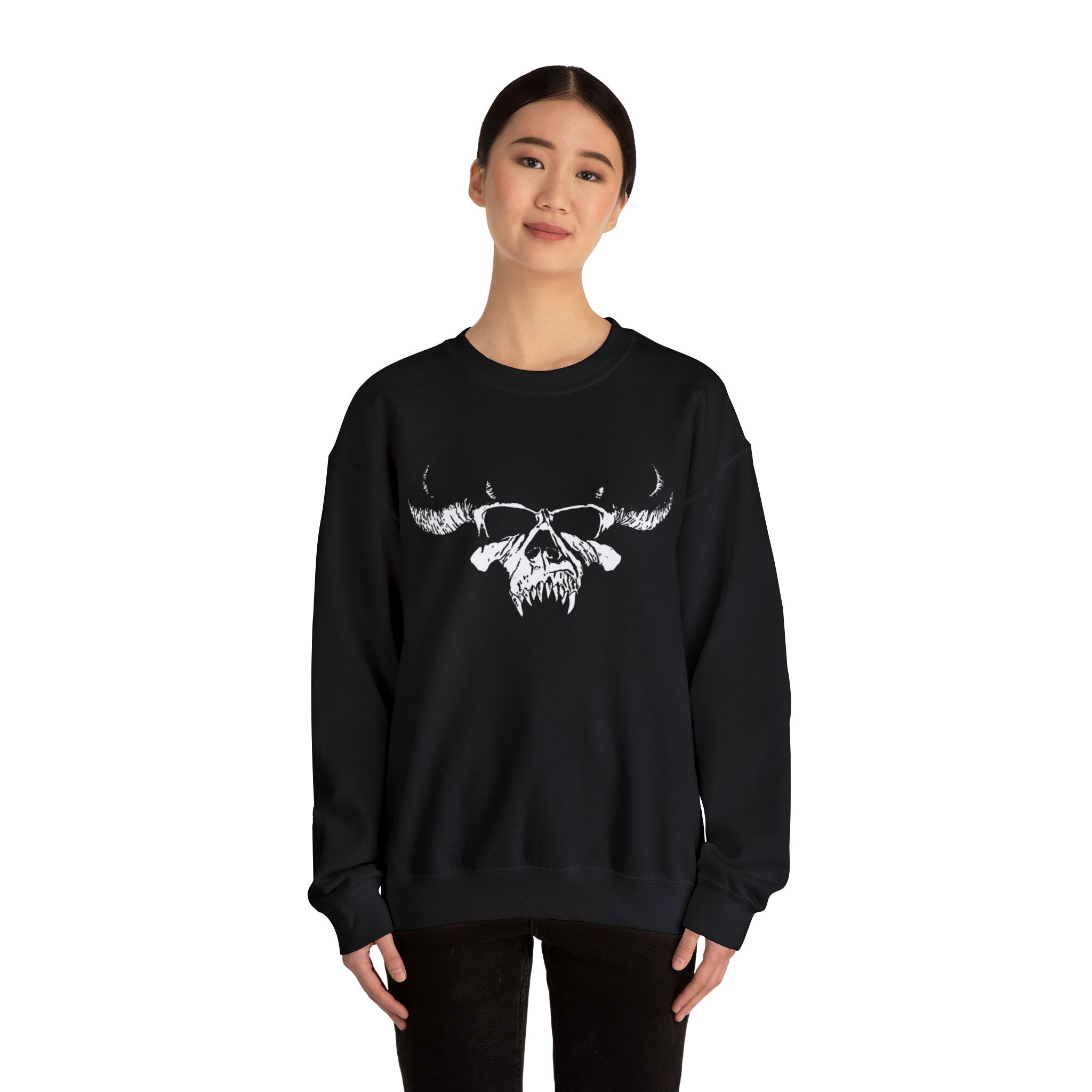 Skull With Horns, Danzig Classic, Unisex Heavy Blend
