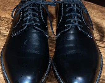 Gravati Eleganza Black Calfskin Leather Dress Shoes - Size 9.5M