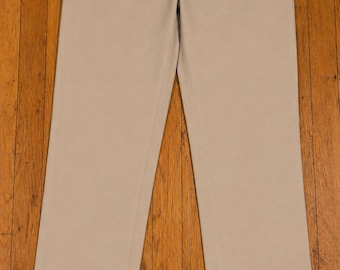 Pantalones Polo Ralph Lauren Patterson 34x34. Pantalones chinos elásticos color caqui para hombre. Pantalones de diseñador de corte clásico. Pantalones casuales de vestir color beige.
