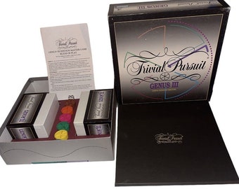 Trivial Pursuit Master Game Genus III 1996 Parker Bros