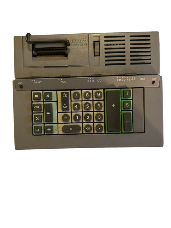 Calcolatrice Olivetti LOGOS 40 DEL 1977 VINTAGE CALCULATOR