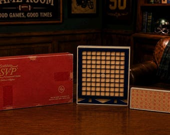 Vintage 1966 Scrabble R.S.V.P. Three Dimensional Crossword Game by Selchow & Righter