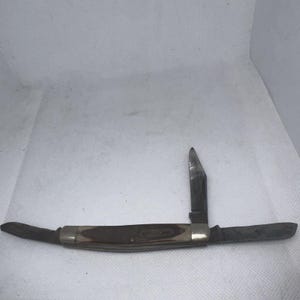 Vintage Schrade USA OLD Timer 340T 3 Blade Stockman Folding Pocket Knife GUC