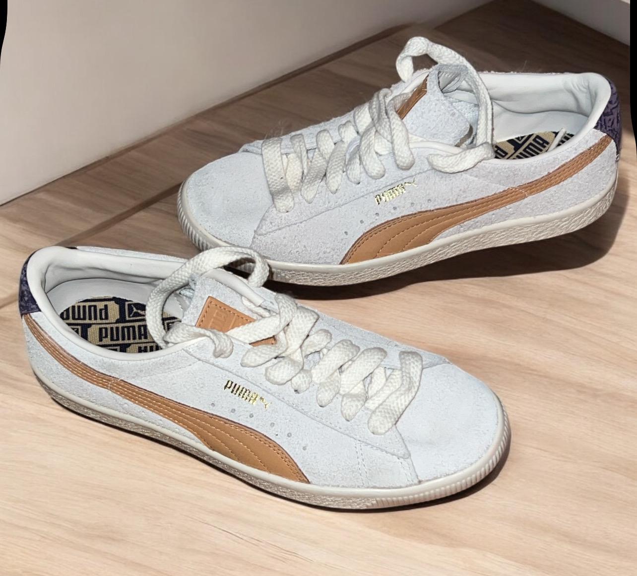 PUMA Suede Vintage SC Sneakers, White/sweet Grape 