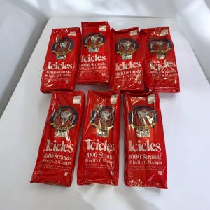 7 Packs Vintage Christmas Icicles: Old World Santa, Silver Tinsel (18&#39;&#39;)