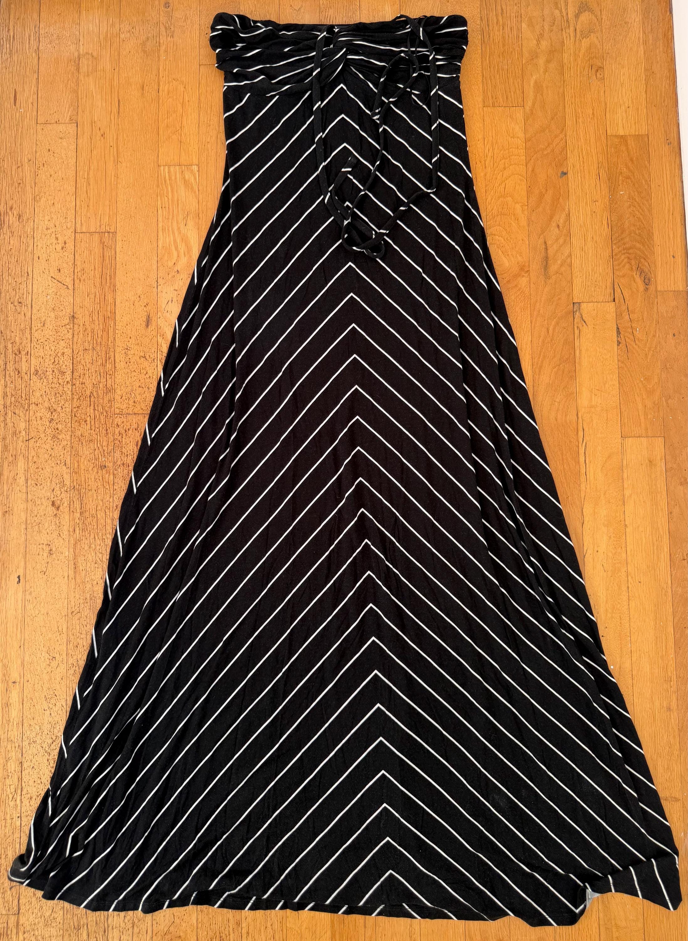tube top flowy dress Sabine Black Tube Top Tunic Dress