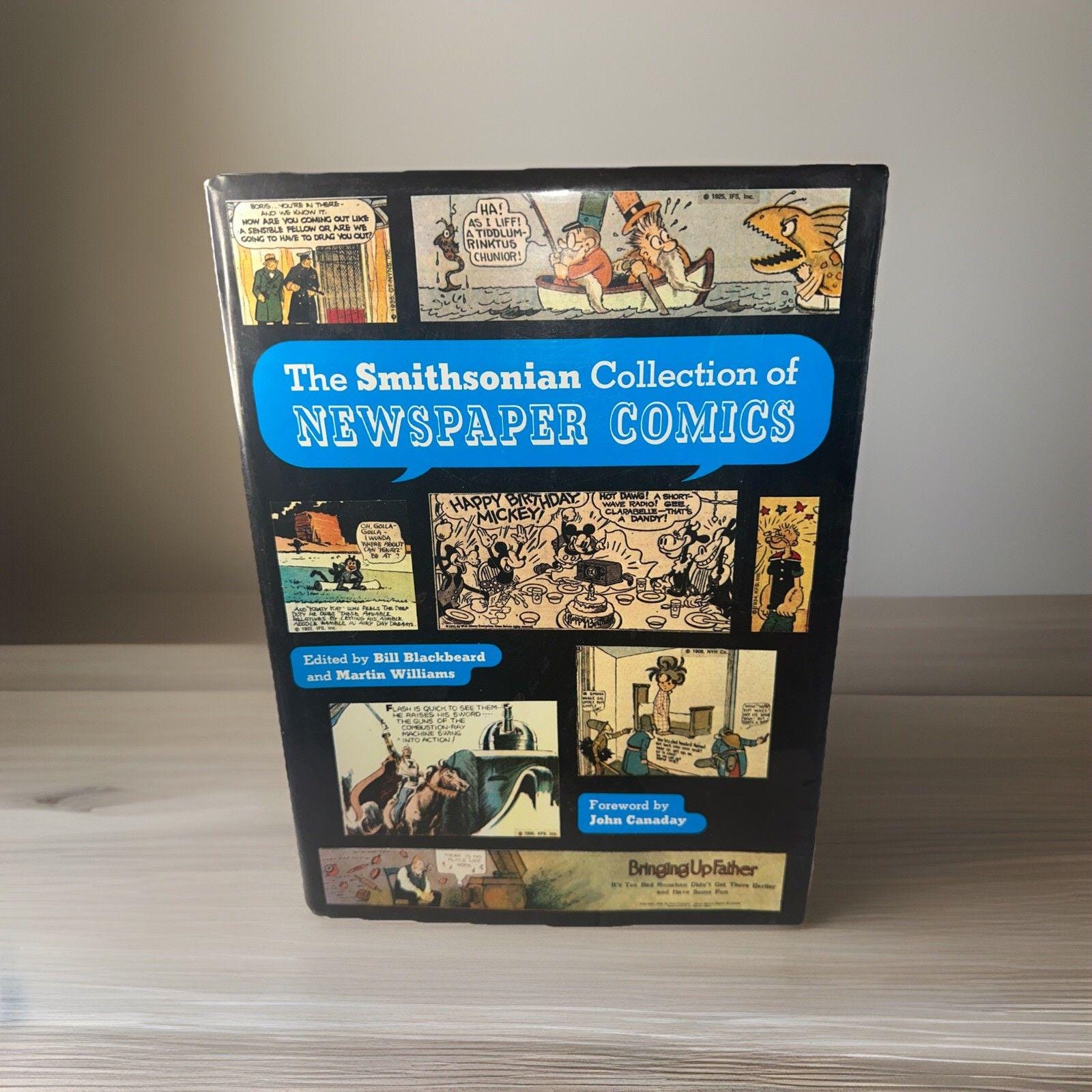 This Smithsonian Collection of newspaper comic strips HARDCOVER With DUST JACKET 1977