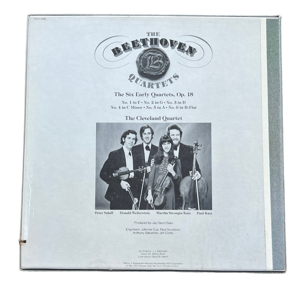 Beethoven Quartets: Cleveland Quartet, RCA 3-record Set - Etsy
