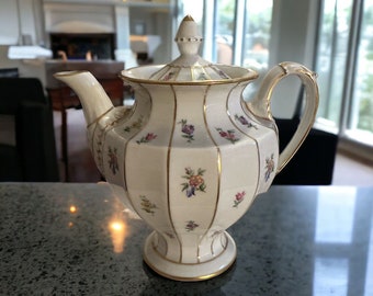 Fürstenberg Porzellan Grecque Mille Fleurs Original Tea Pot