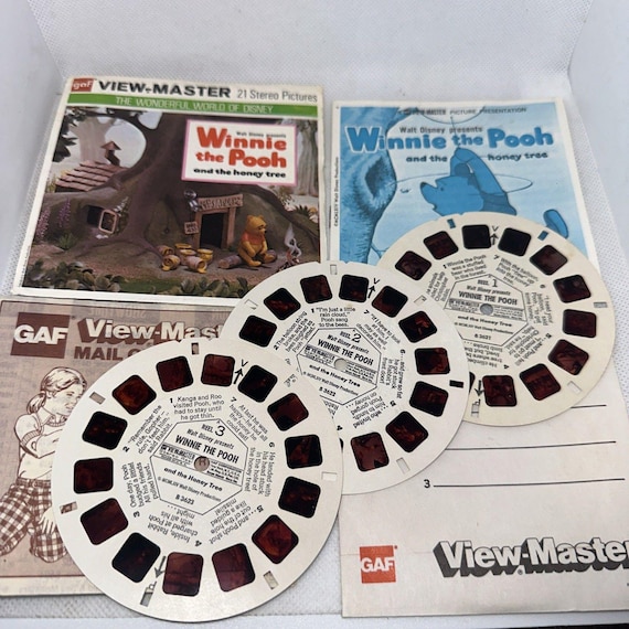 Disneys Winnie The Pooh And the Honey Tree GAF View-Master Packet B-362