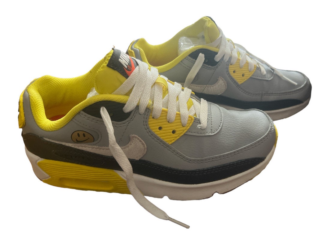 nike air max 90 grey yellow