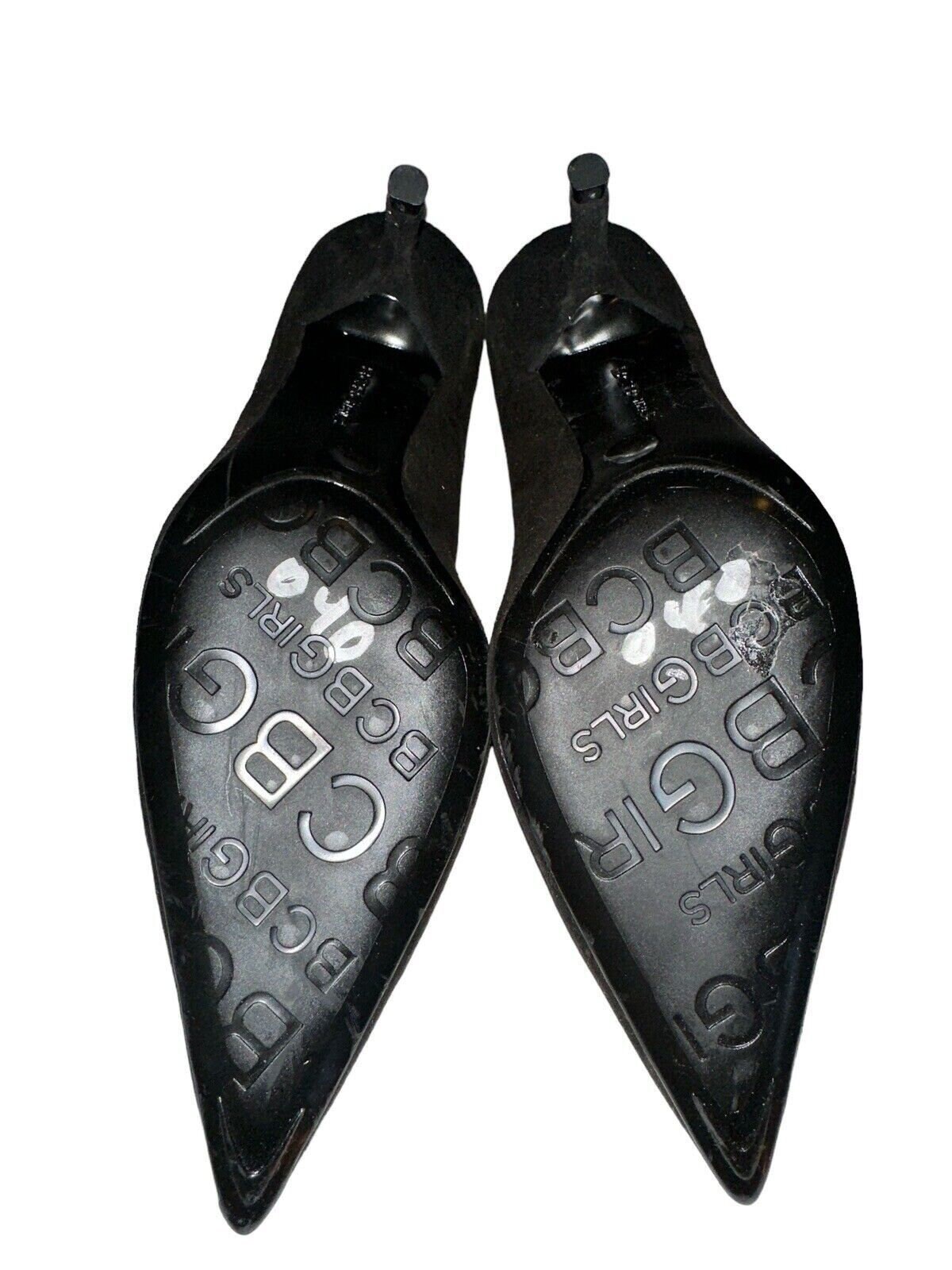 Bottes BCBGMAXAZRIA En Daim Noir Pour Fille - Taille 8, Hauteur Genou - Neuf Sans Boîte