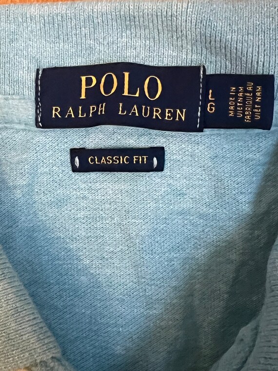 Polo Ralph Lauren Mens Classic Fit Baby Blue Golf Pol… Gem