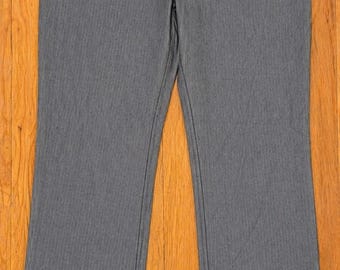 Kenneth Cole Reaction Men’s Dress Pants 33x32 Black Herringbone Slim Fit Stretch Trousers Business Casual Office Wear Designer Pants