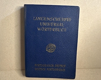 Miniature 1964 Langenscheidt's Lilliput Dictionary ENGLISH TO