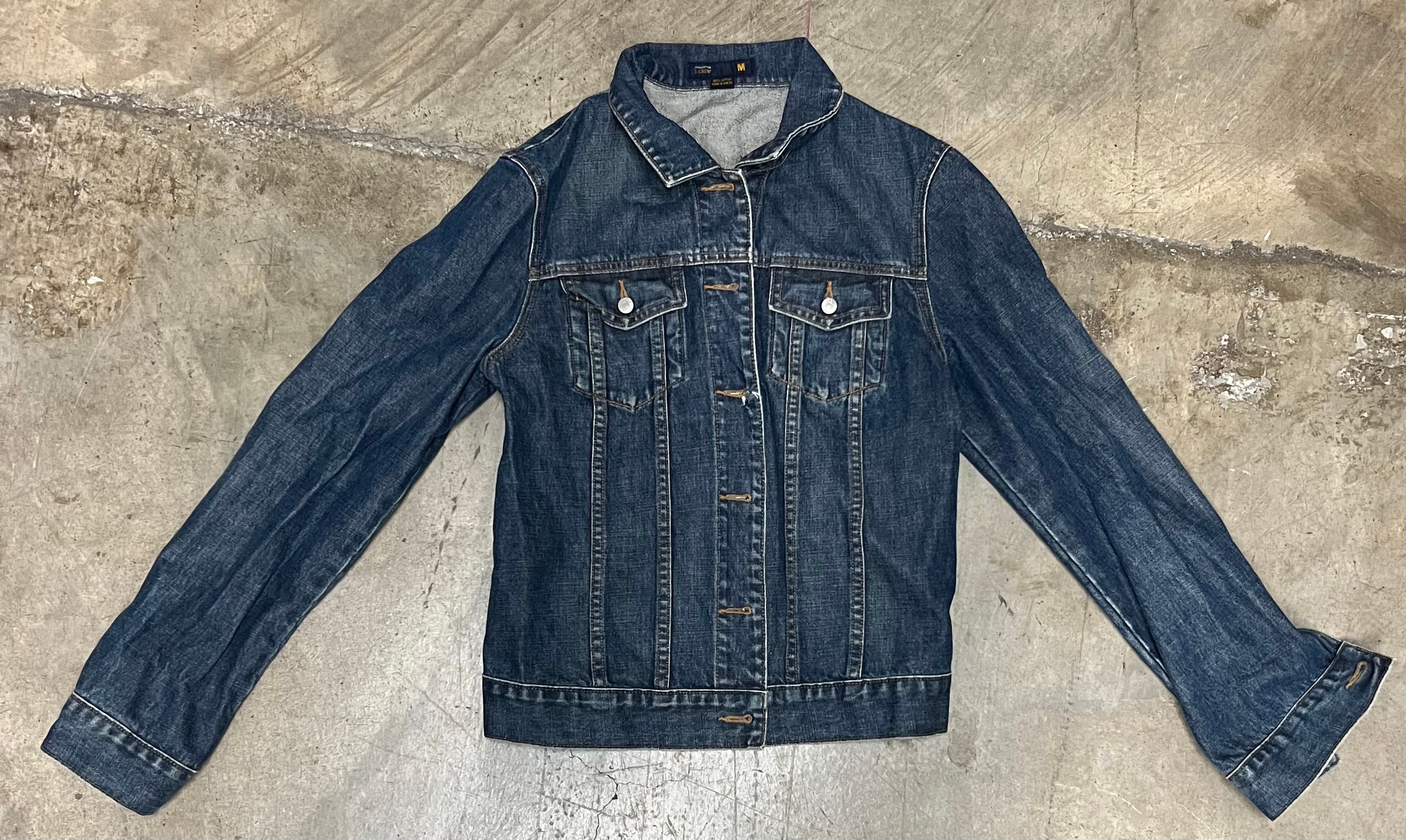 J Crew Denim Jacket - Etsy Canada
