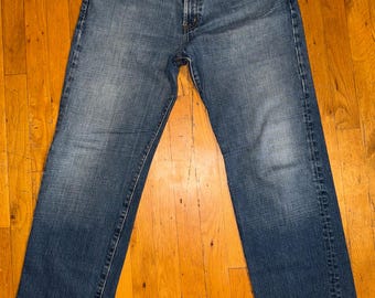 Jeansy Vintage RL Polo Jeans Co., rozmiar 34x32, niebieskie, proste, klasyczne, męskie, Ralph Lauren Jeans