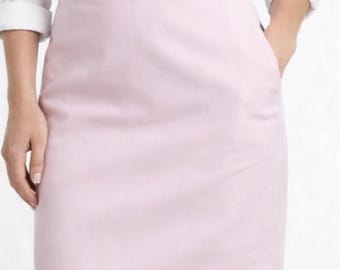 J.Crew Pink Bleistiftrock Grösse 6.