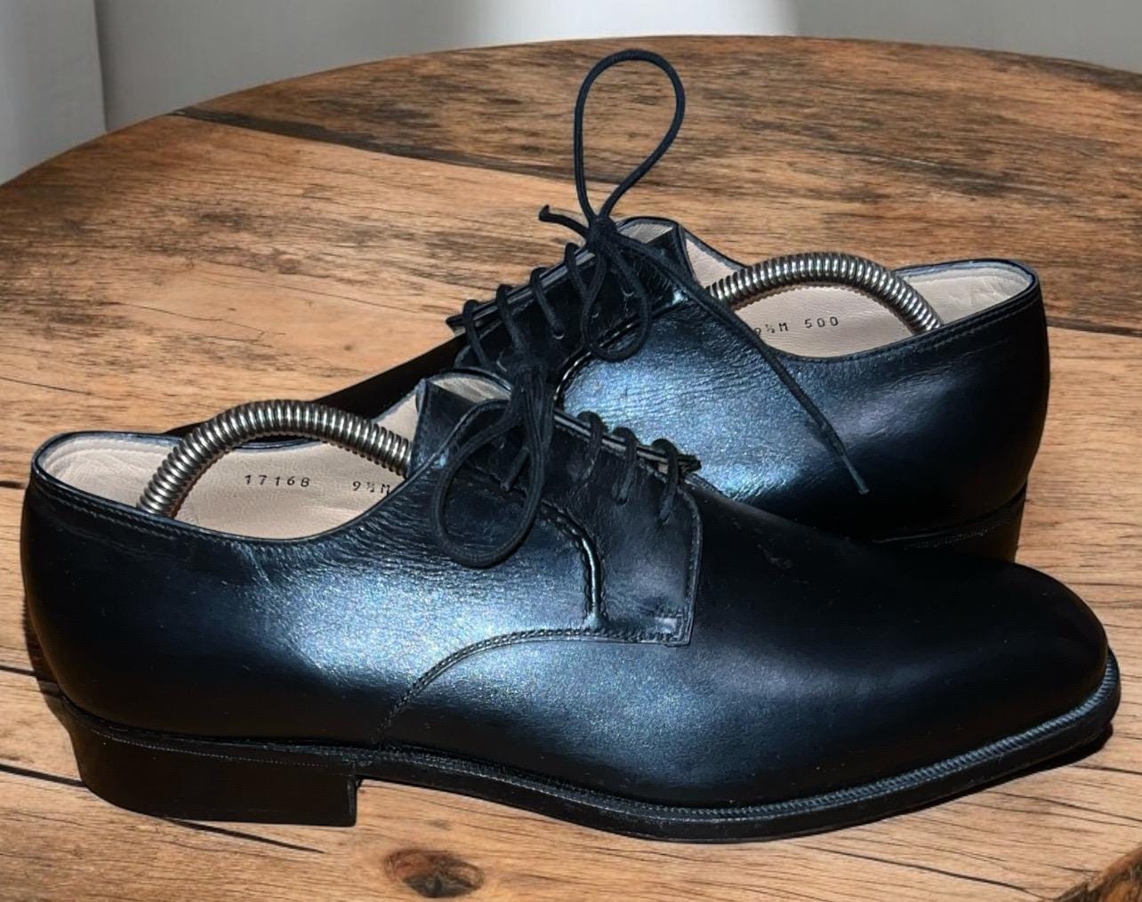 Gravati Eleganza Black Calfskin Leather Dress Shoes - Size  display picture 1