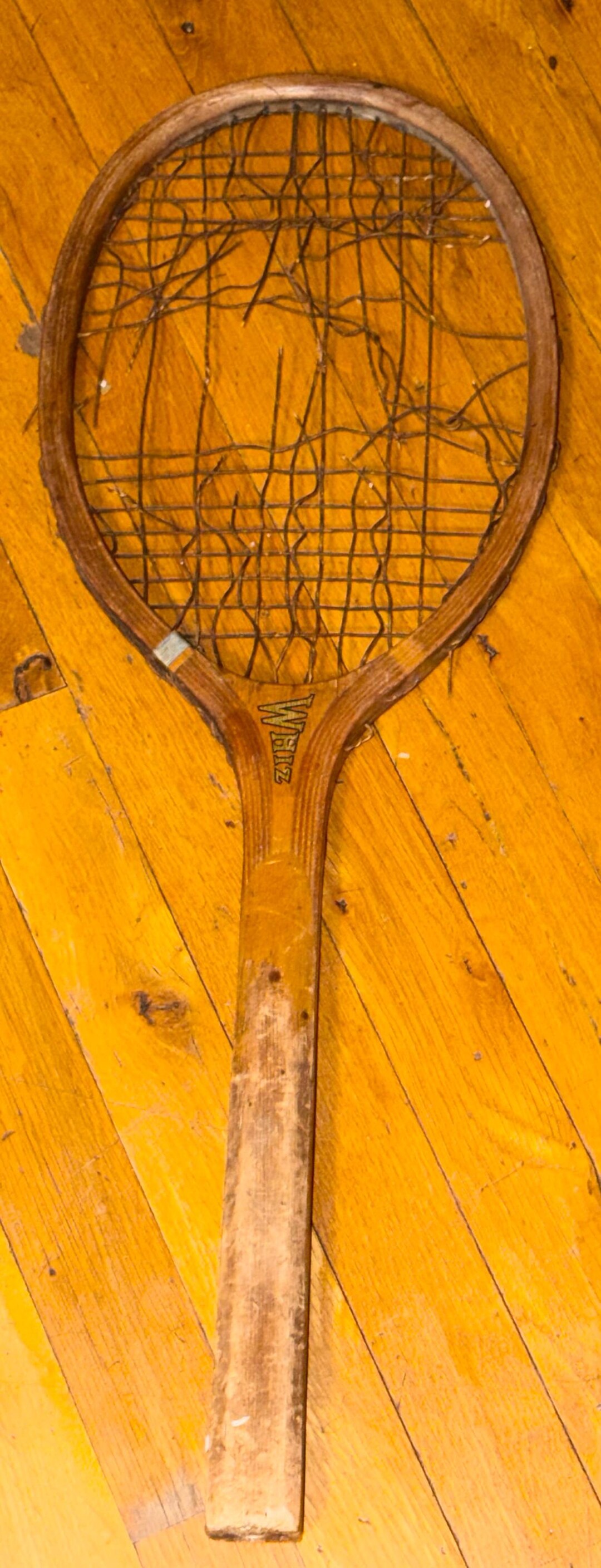Wilson Whiz Racket Vintage WHIZ Wooden Tennis Racket | Antique Wood Tennis Racquet ...
