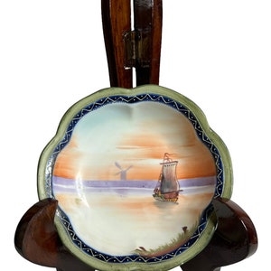 Vintage Nippon Hand painted Small Plate