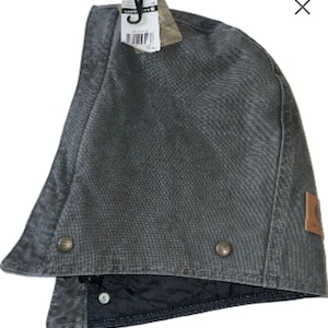 Carhartt 102366-039 Grey Snap on Quilt Lined Hood Replacement 2X