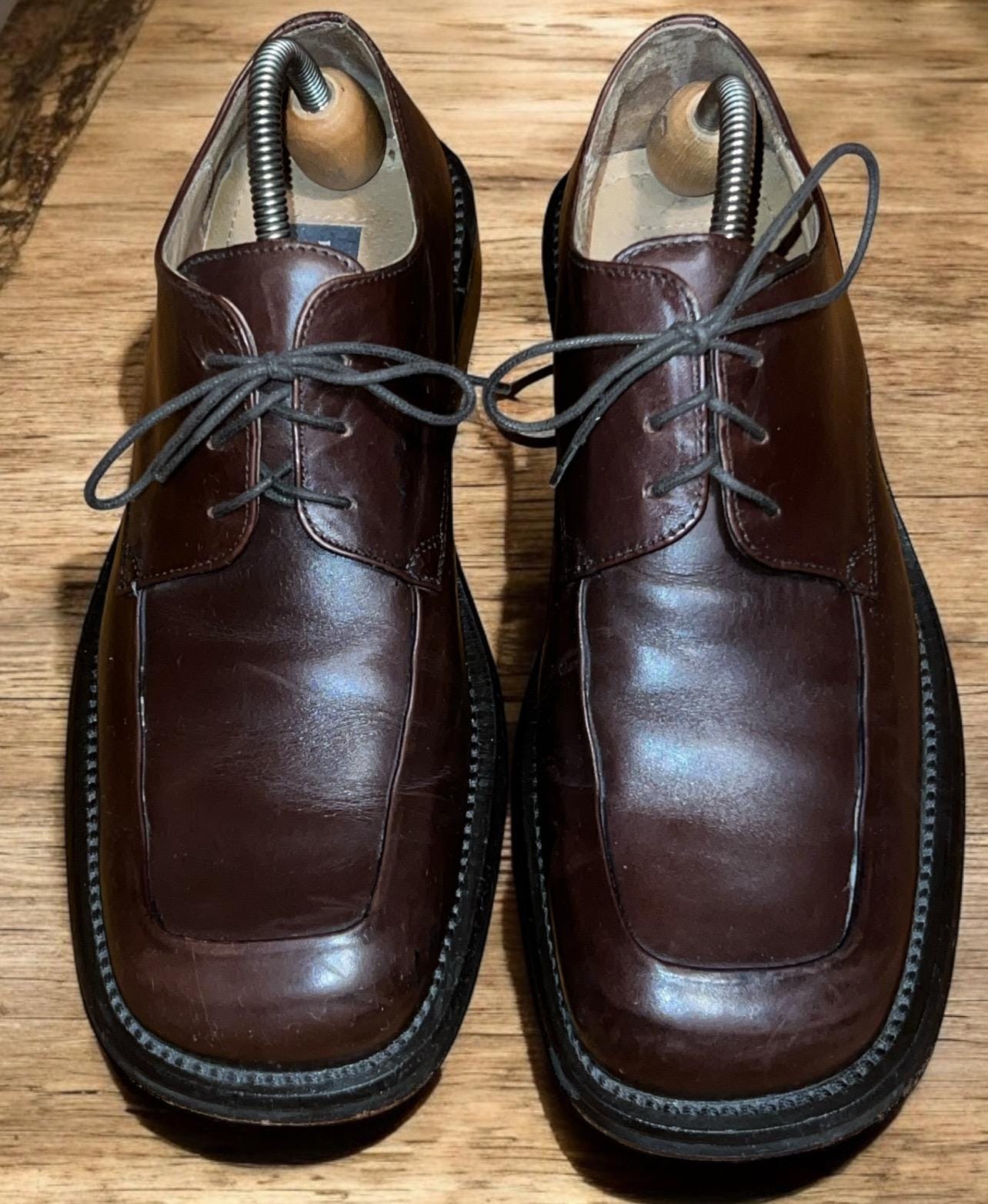 Kenneth Cole New York Dark Brown Leather Oxfords, Size 9 Amazon.com | Kenneth Cole New York Men main image 2