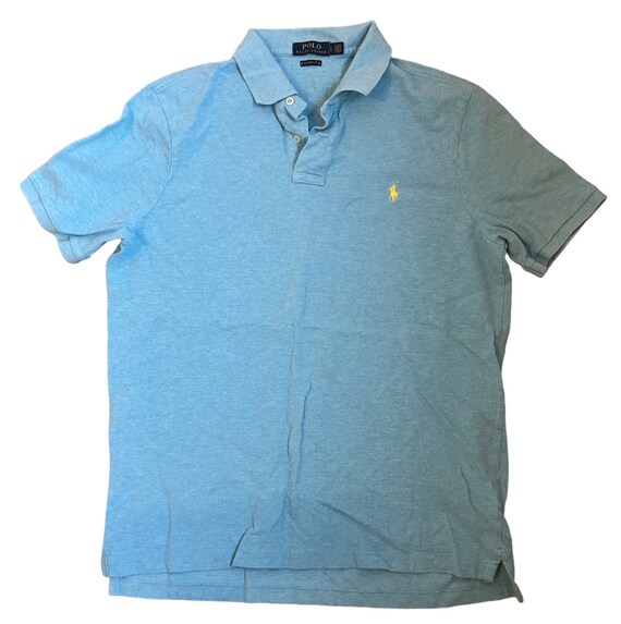 Polo Ralph Lauren Mens Classic Fit Baby Blue Golf Pol… Gem