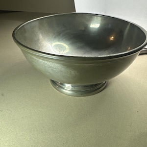 Colonial Williamsburg Repro Stieff Pewter Bowl
