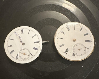 Antiek Avance-zakhorloge met vertraging, alleen voor reparatie van onderdelen. 2 Zie foto's