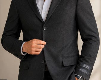 Oscar de la Renta Kashmina Luxury Washed Wool Sport Coat Blazer 40R Olive New With Tags