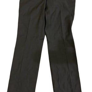 Pantaloni eleganti neri tinta unita Ben Sherman, taglia 40 Regular, nuovi con etichette. immagine 1