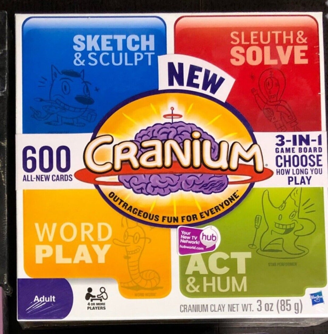 NEW SEALED Cranium 3 in 1 Board Game Adult 4 Players New Sealed 600 New ...