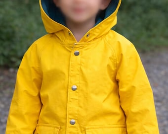Arcadia Gelbe Kinder Regenjacke Gr. 2