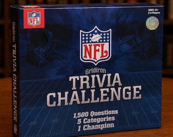 NFL Gridiron Trivia Challenge Board Game New Sealed USAopoly 1,500 Questions Football Trivia