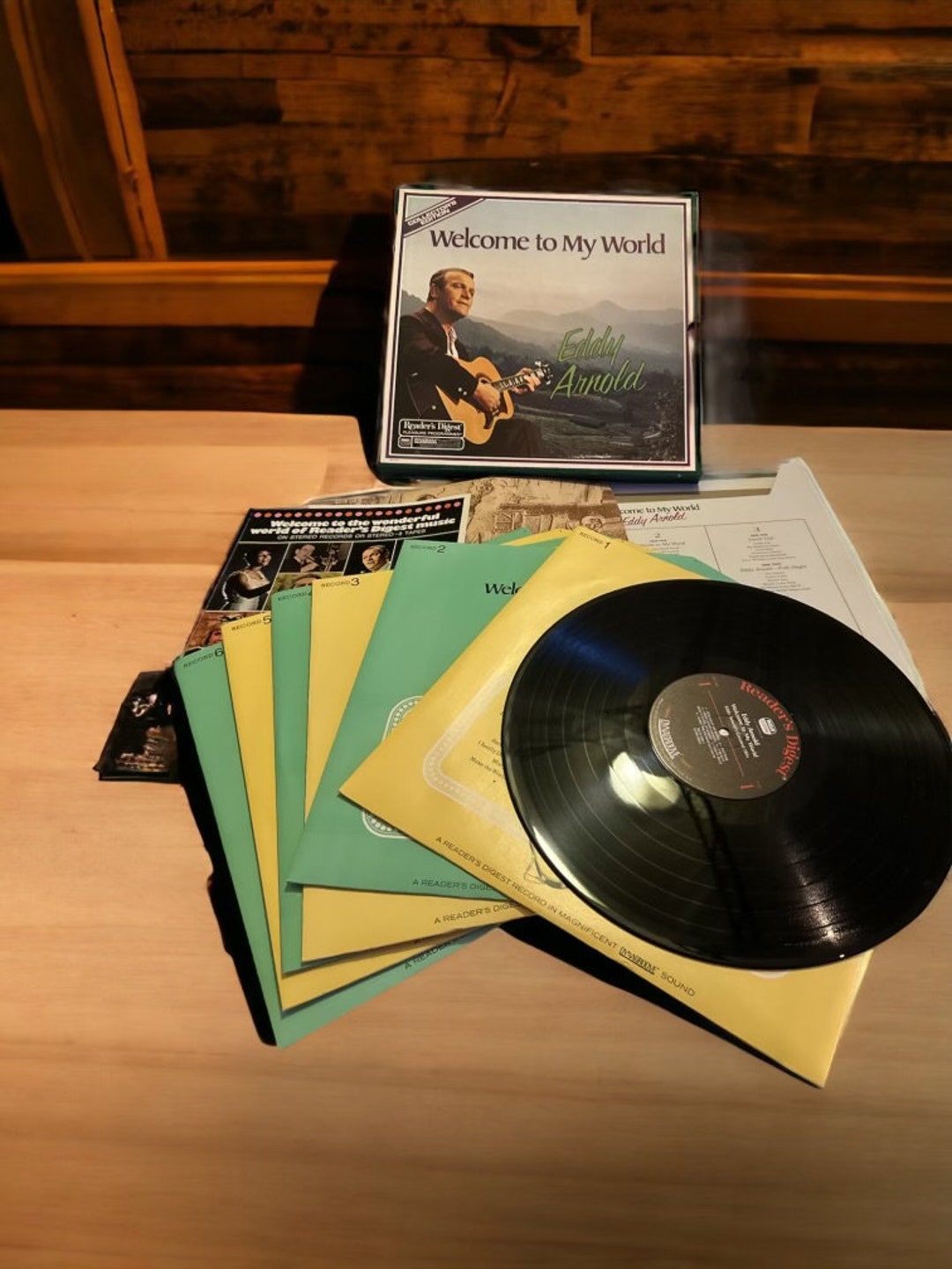Eddy Arnold Welcome to My World Collectors Edition 1975 Vinyl Box